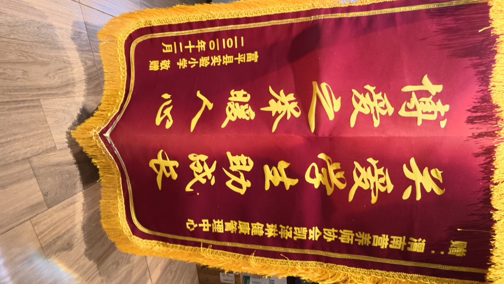 杨晓玲·锦旗实物 04