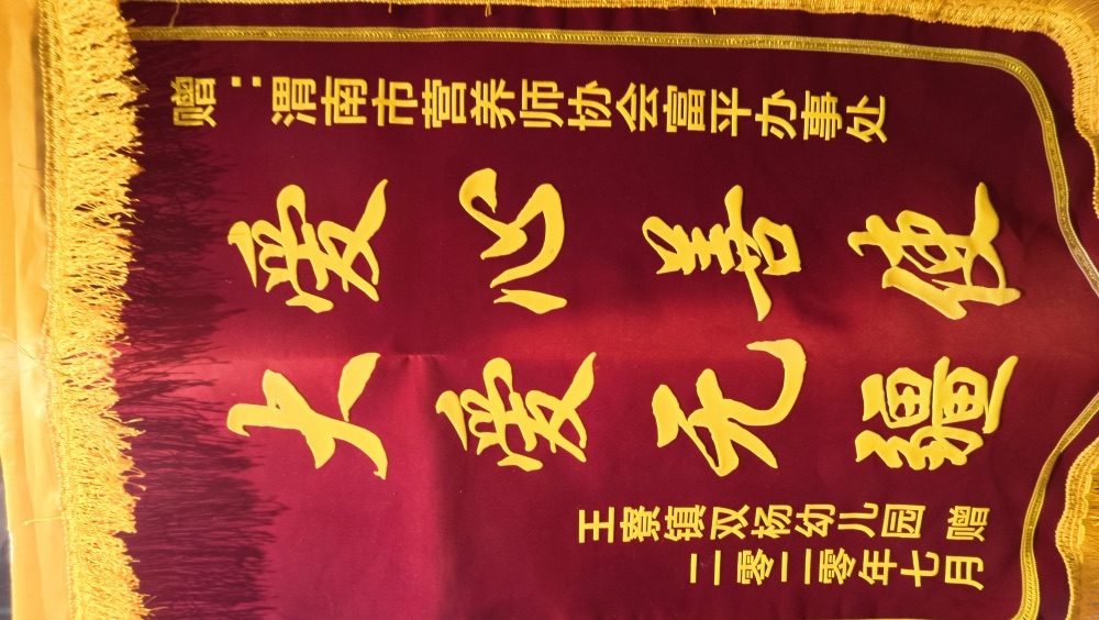 杨晓玲·锦旗实物 11