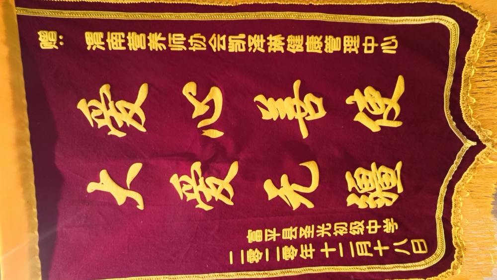 杨晓玲·锦旗实物 13