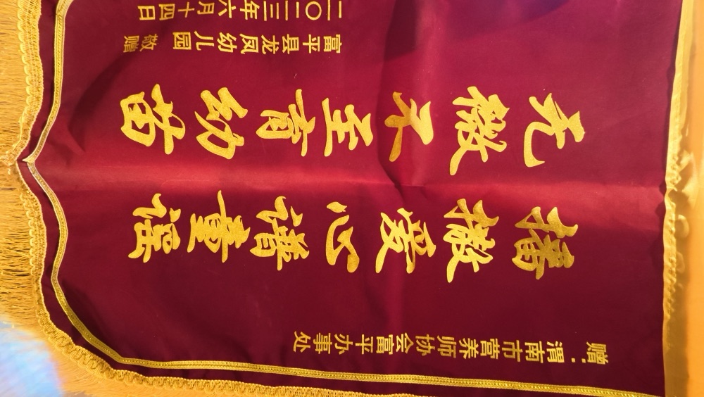 杨晓玲·锦旗实物 15