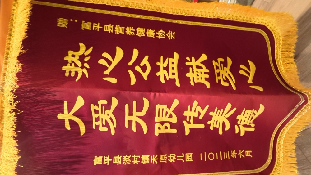 杨晓玲·锦旗实物 18