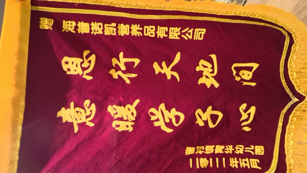 杨晓玲·锦旗实物 22